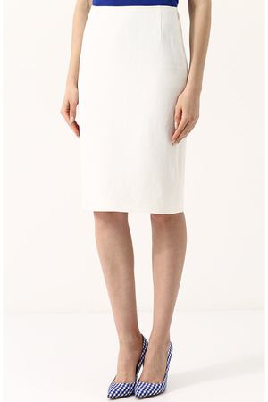 Однотонная льняная юбка-карандаш Ralph Lauren Ralph Lauren 290708685 вариант 2 купить с доставкой