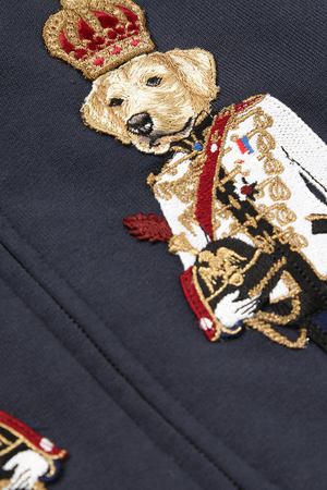 Спортивный кардиган из хлопка с аппликациями Dolce & Gabbana Dolce & Gabbana 0131/L4JW0H/G7LNX/8-12 вариант 2 купить с доставкой