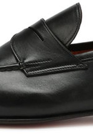 Кожаные пенни-лоферы Santoni Santoni MCNC15609SA2EGLVN01 купить с доставкой