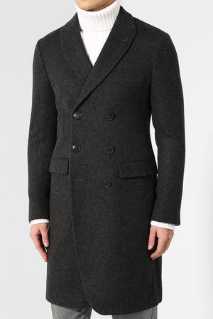 Двубортное пальто из шерсти Giorgio Armani Giorgio Armani 8WG0L00S/T00C1