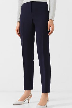 Однотонные брюки из смеси шерсти и шелка со стрелками Ralph Lauren Ralph Lauren 290690519 вариант 2