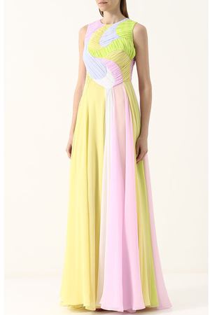 Шелковое платье-макси с драпировкой Emilio Pucci Emilio Pucci 81RL06/81652