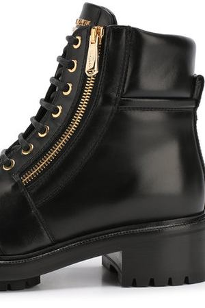 Кожаные ботинки Army на шнуровке Balmain Balmain W8CBV35/1606 купить с доставкой