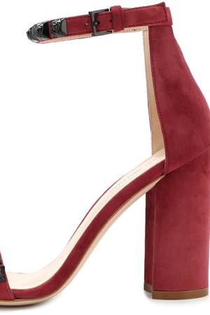 Замшевые босоножки Rosemarie на устойчивом каблуке Stuart Weitzman Stuart Weitzman XL20529