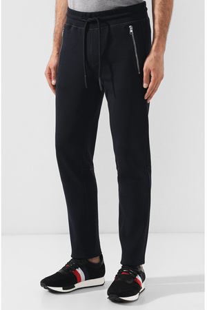 Хлопковые брюки прямого кроя Moncler Moncler D2-091-87039-00-80473 вариант 2 купить с доставкой