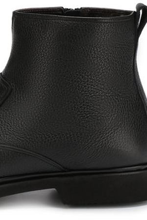 Высокие кожаные ботинки на молнии с внутренней меховой отделкой Aldo Brue Aldo Brue AB853DP-CM3
