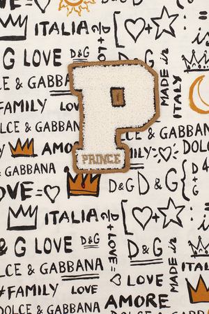 Хлопковая футболка с принтом и нашивкой Dolce & Gabbana Dolce & Gabbana L4JT6L/G7MXG/2-6