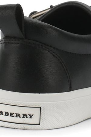 Слипоны с бахромой и ремешком Burberry Burberry 4065089