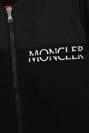 Хлопковый кардиган на молнии Moncler Enfant Moncler D2-954-84142-05-809B3/12-14A