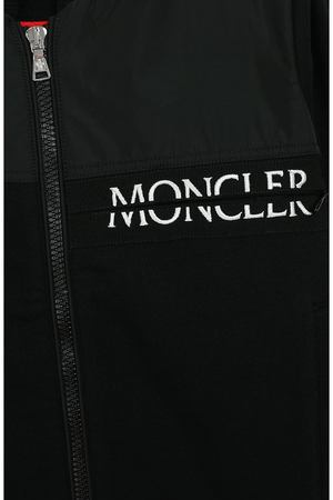 Хлопковый кардиган на молнии Moncler Enfant Moncler D2-954-84142-05-809B3/8-10A купить с доставкой