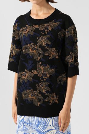 Топ со спущенным рукавом и принтом Dries Van Noten Dries Van Noten 182-31203-6736