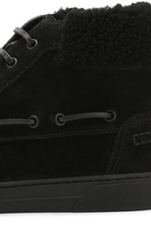 Замшевые ботинки с внутренней меховой отделкой Saint Laurent Saint Laurent 530485/BT3J0