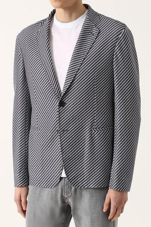 Однобортный пиджак с принтом Giorgio Armani Giorgio Armani WSGM20/WS892 купить с доставкой
