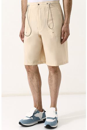 Хлопковые шорты свободного кроя с карманами Lanvin Lanvin RMTR0025E18