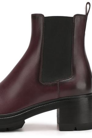 Кожаные челси на устойчивом каблуке Santoni Santoni WTWQ57550SQ0CILKQ90