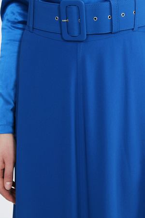 Длинная юбка с широким поясом Alexander Terekhov Alexander Terekhov SKL012/4020.402/W18 Синий