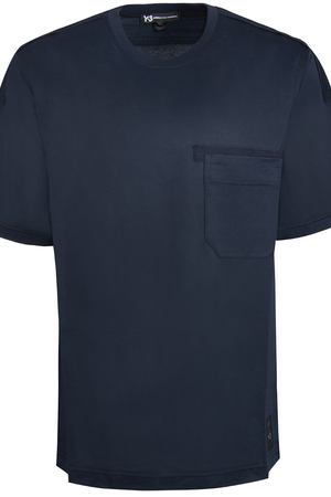 Хлопковая футболка  Y-3 Y-3 CY6940/карман Синий купить с доставкой