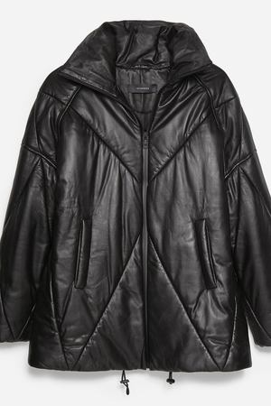 Кожаная куртка Uterque 0614/500 купить с доставкой