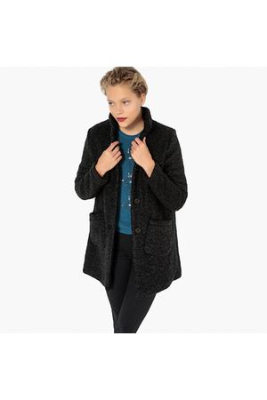 Пальто средней длины из полушерстяной ткани MADEMOISELLE R 109609