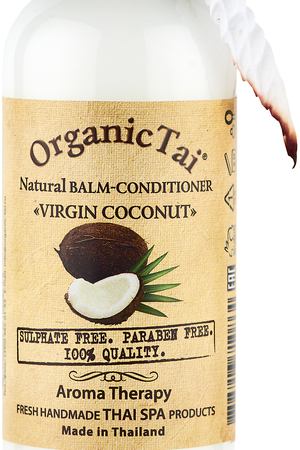ORGANIC TAI Бальзам-кондиционер натуральный Вирджин кокос 260 мл Organic Tai 8858816710864