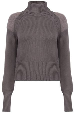Шерстяной свитер Bottega Veneta Bottega Veneta 298788с Серый