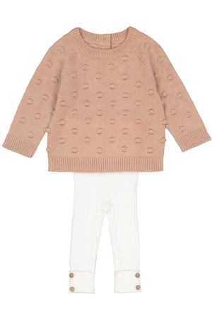Комплект пуловер + леггинсы 1 мес - 3 года La Redoute Collections 93221 купить с доставкой