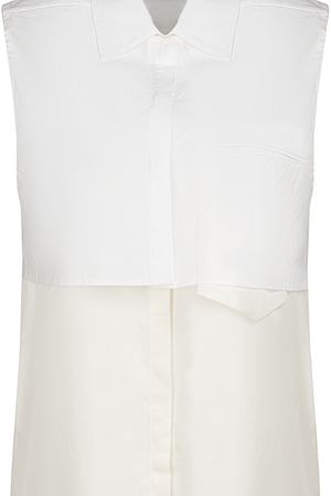 Хлопковая блуза 3.1 Phillip Lim 3.1 Phillip Lim PS15-2102SCS белый