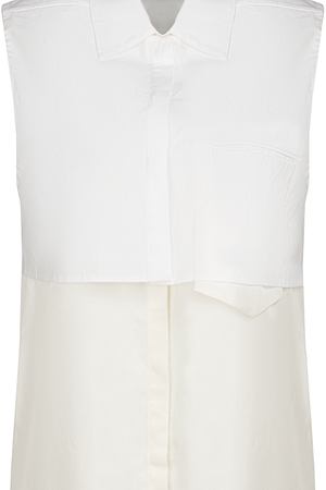 Хлопковая блуза 3.1 Phillip Lim 3.1 Phillip Lim PS15-2102SCS белый