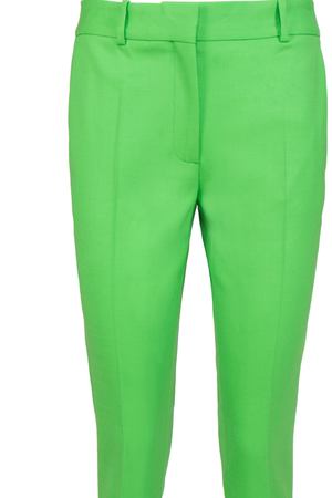 Шерстяные брюки Victoria Beckham Victoria Beckham TR SLM2322PSS18 Зеленый
