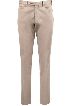 Хлопковые брюки ISAIA Isaia 880400/бежевый купить с доставкой