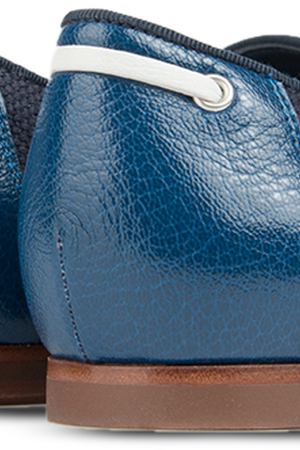 Комбинированные лоферы Santoni Santoni wurx57148ha1snksu34 Синий