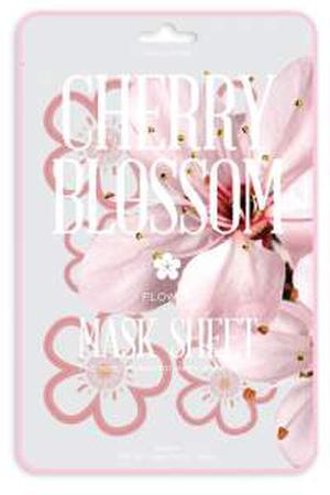 KOCOSTAR Маска-слайс для лица, цветы Сакуры / SLICE MASK SHEET CHERRY BLOSSOM 20 мл Kocostar 20-0030