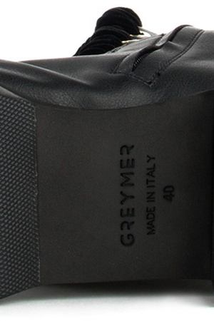 Кожаные сапоги GREYMER Greymer 103.020/шнуровка/ Черный