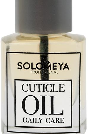 SOLOMEYA Масло с витаминами для кутикулы и ногтей Персиковая косточка / Cuticle Oil Peach pit 6 мл Solomeya 14-1817