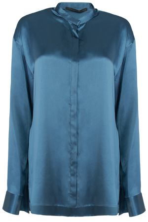Шелковая блуза Haider Ackermann 174-6006-125-051 Синий купить с доставкой