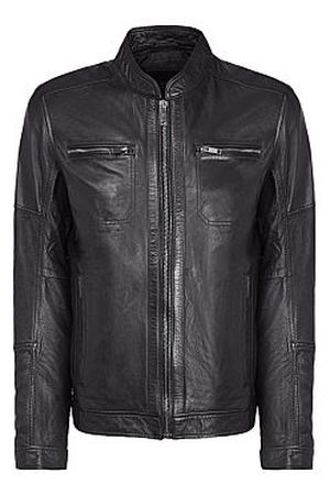Мужская кожаная куртка Urban Fashion for Men 103223 купить с доставкой