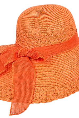 Оранжевая соломенная шляпа Sophie Ramage 245420
