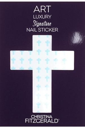 Арт-стикеры для ногтей Art Luxury Signature Nail Sticker «Blue Cross», 96 шт. Christina Fitzgerald 24928737