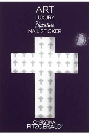 Арт-стикеры для ногтей Art Luxury Signature Nail Sticker «Gray Cross», 96 шт. Christina Fitzgerald 24928740