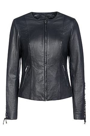 Куртка из натуральной кожи La Reine Blanche 243507 купить с доставкой