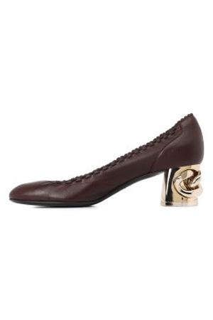Туфли CASADEI 1H446L050 бордовый Casadei 183116