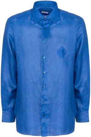 Льняная рубашка Zilli Zilli 010/004 17092 1525/0068 Синий купить с доставкой