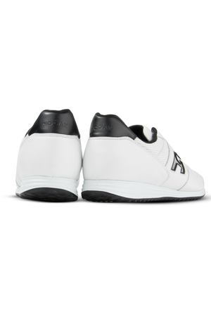 Кожаные кроссовки HOGAN Hogan  hxm2050x593i7m384q Белый, Черный вариант 2 купить с доставкой