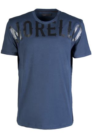 Хлопковая футболка с принтом Frankie Morello Frankie Morello FMCF8156TS B01 Синий