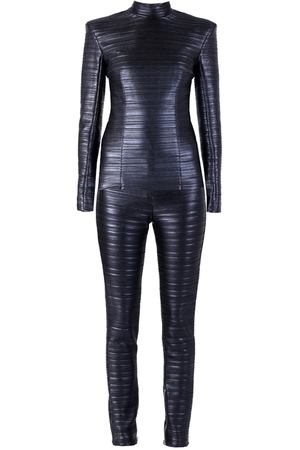 Комплект из топа и брюк Balmain pf00459x088/pf05459x088 Синий Черный