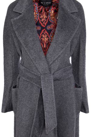 Классическое пальто из шерсти ETRO ETRO 13011/0144/0002 Серый вариант 3