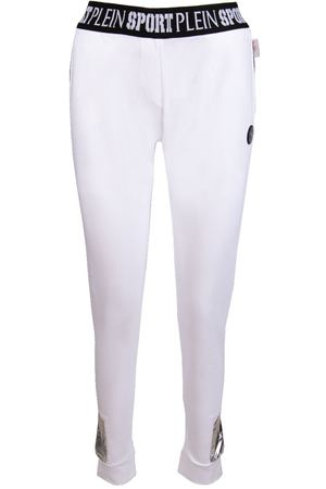 Брюки спортивные Plein Sport Plein Sport F18C WJT0467 Белый купить с доставкой