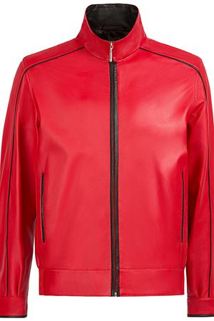 Кожаная куртка  Torras Torras A88412 Красный купить с доставкой
