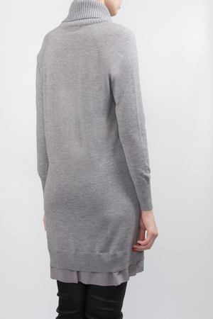 Шерстяное платье-свитер Gran Sasso Gran Sasso Premium 57256/14430 Серый