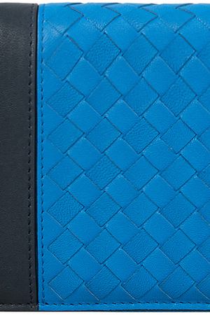 Кожаное портмоне Bottega Veneta Bottega Veneta 344679/нов син вариант 2 купить с доставкой